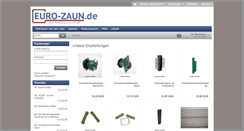 Desktop Screenshot of euro-zaun.de